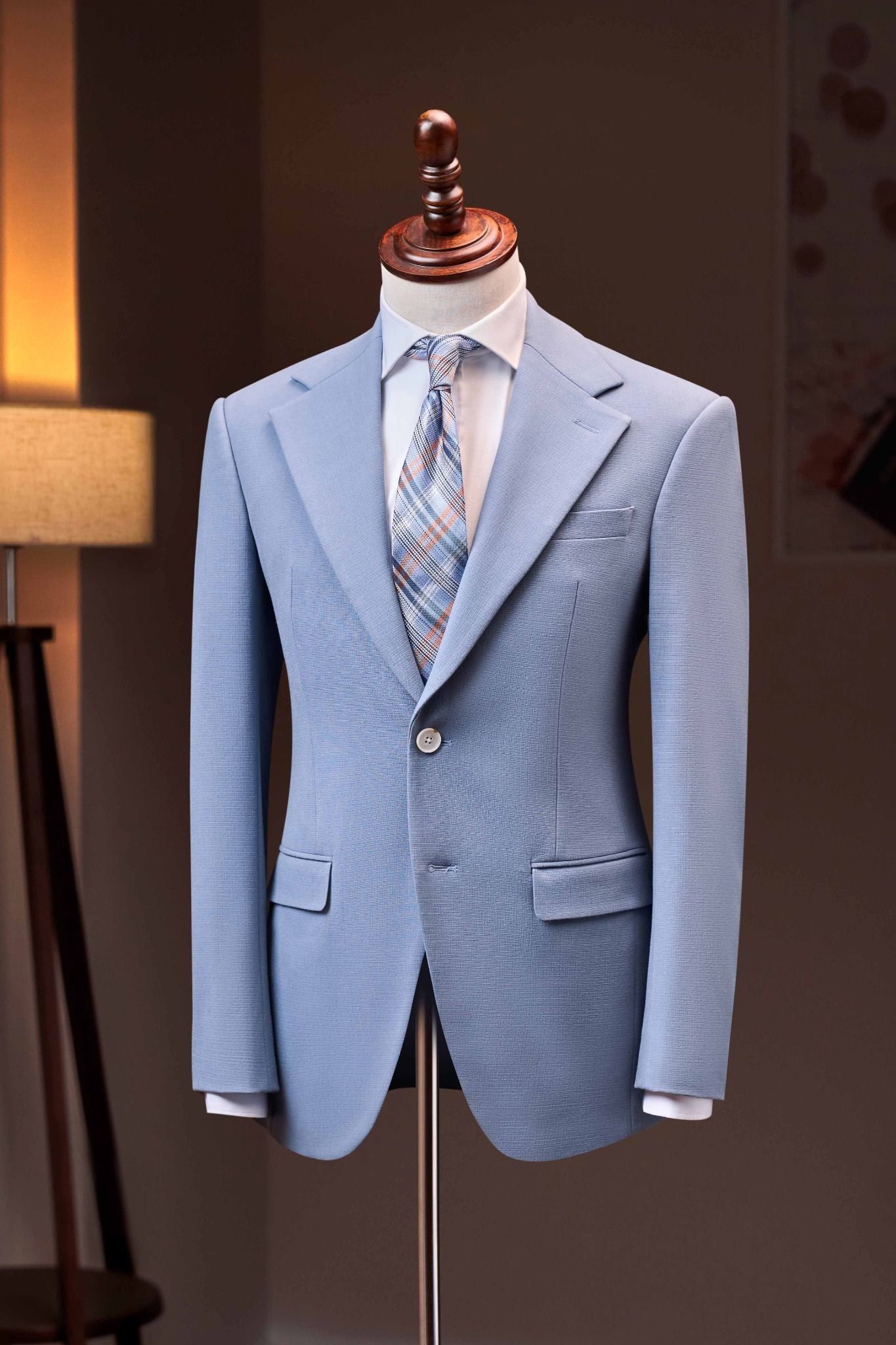 ÁO VEST XANH PASTEL - AV413