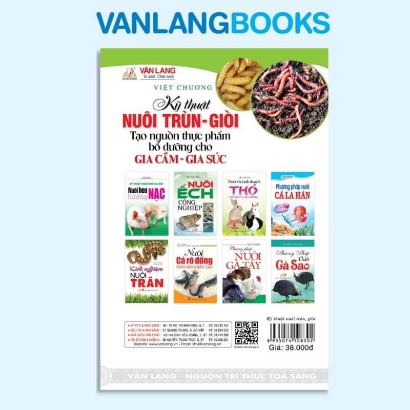 Kỹ Thuật Nuôi Trùn - Giòi - Vanlangbooks