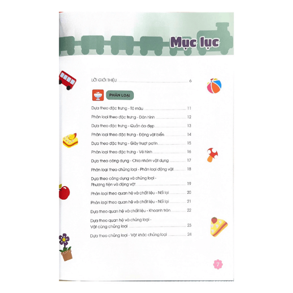 Thiên Tài Toán Học (5 - 6 Tuổi) - Phát Triển Tư Duy Phân Loại Sắp Xếp - Vanlangbooks