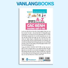 1001 Vấn Đề Nuôi Dạy Con - Các Bệnh Thường Gặp Ở Trẻ - Vanlangbooks