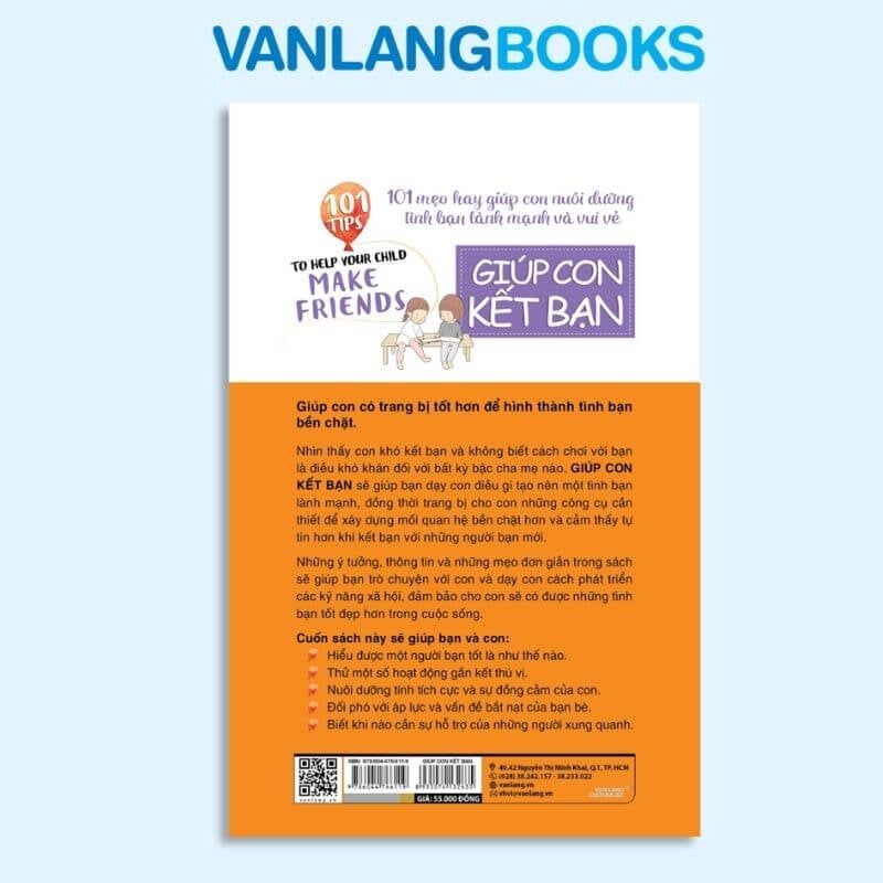 101 Mẹo Hay: Giúp Con Kết Bạn - Vanlangbooks