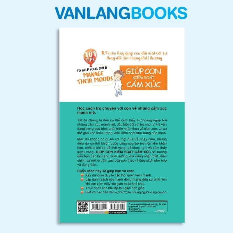 101 Mẹo Hay: Giúp Con Kiểm Soát Cảm Xúc - Vanlangbooks