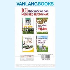 101 Thắc Mắc Cơ Bản Nuôi Heo Hướng Nạc - Vanlangbooks