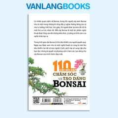 110 Câu Hỏi Đáp Chăm Sóc Và Tạo Dáng Bonsai (Tái Bản 2024) - Vanlangbooks
