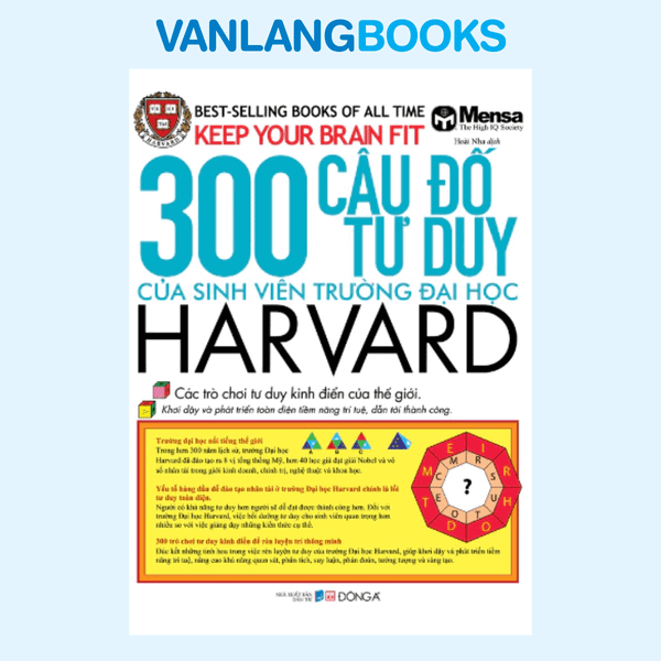 300 Câu Đố Tư Duy Của Sinh Viên Trường ĐH Harvard - (Tái Bản 2025)