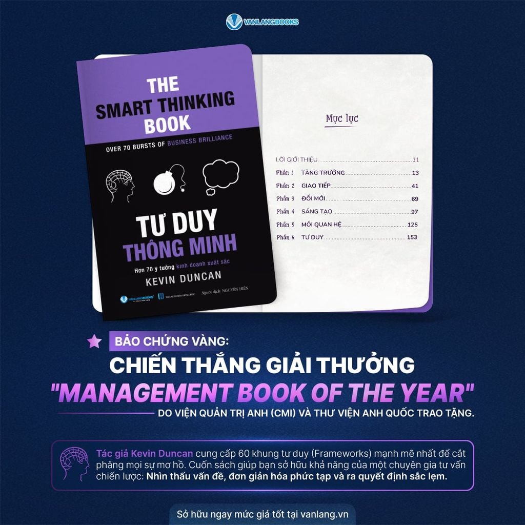 Combo Tư Duy Tinh Gọn - Vanlangbooks