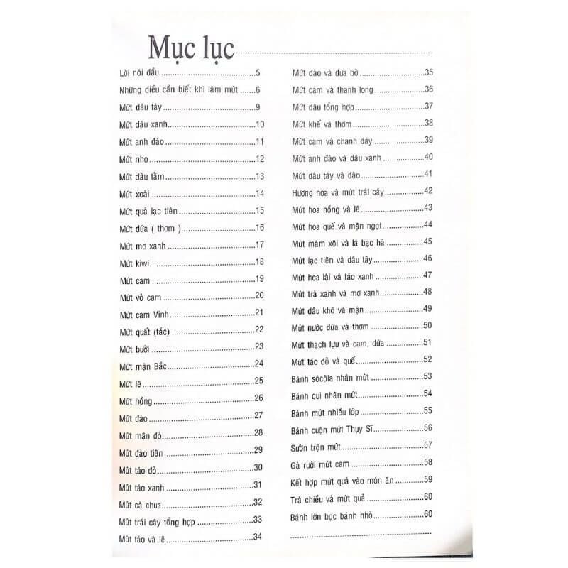 40 Loại Mứt Trái Cây Dễ Làm (Tái Bản) - Vanlangbooks