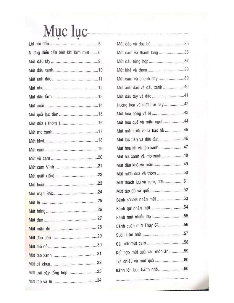 40 Loại Mứt Trái Cây Dễ Làm (Tái Bản) - Vanlangbooks