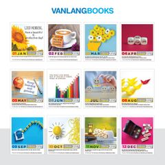 Lịch Bàn 2027 - Tư Duy Tích Cực (Mã: VLLB02 Xanh) - Vanlangbooks