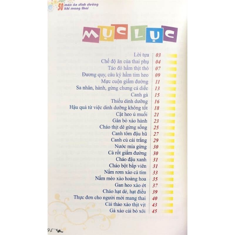 50 Món Ăn Dinh Dưỡng Khi Mang Thai - Vanlangbooks