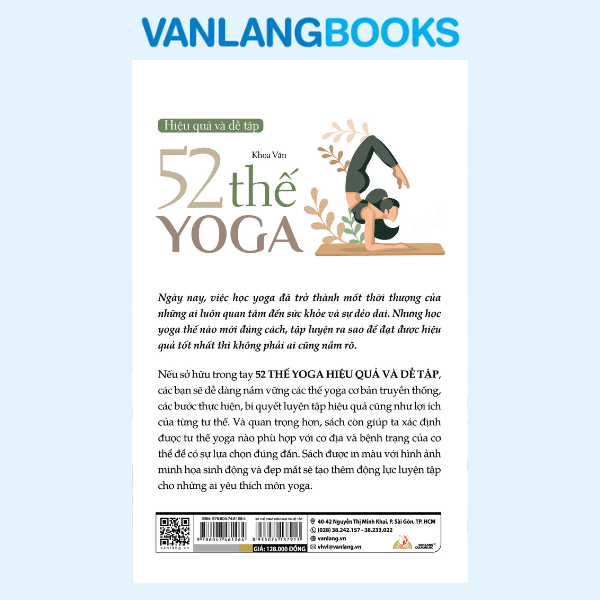 52 Thế Yoga Hiệu Quả Và Dễ Tập - (Tái Bản 2025) – Vanlangbooks