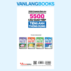 5500 Câu Giao Tiếp Tiếng Anh Thông Dụng (Tái Bản 2018) (Kèm CD) - Vanlangbooks