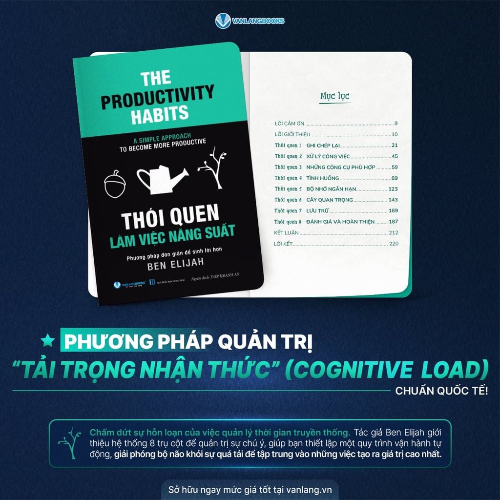 Combo Tư Duy Tinh Gọn - Vanlangbooks