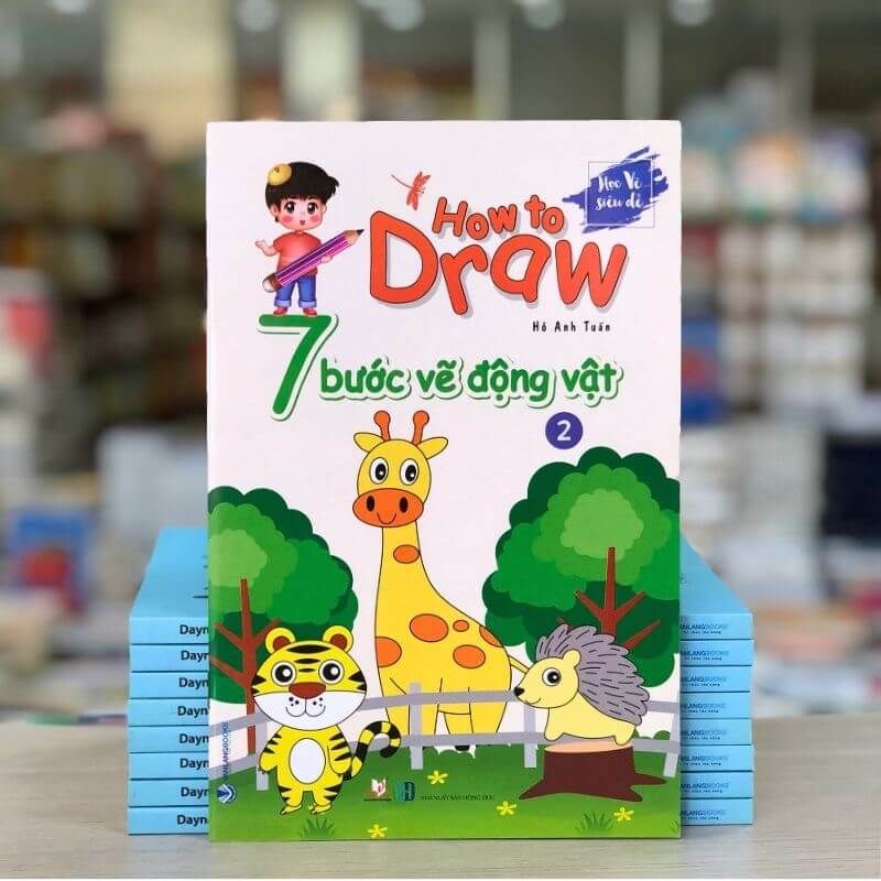 How To Draw - 7 Bước Vẽ Động Vật - Tập 2 - Vanlangbooks