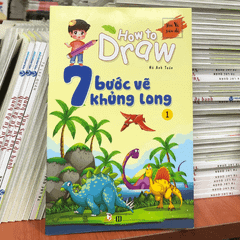 How To Draw - 7 Bước Vẽ Khủng Long - Tập 1 - Vanlangbooks