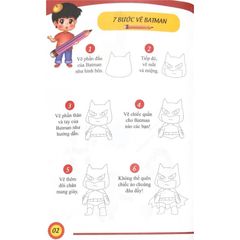 How To Draw - 7 Bước Vẽ Siêu Nhân - Tập 1 - Vanlangbooks