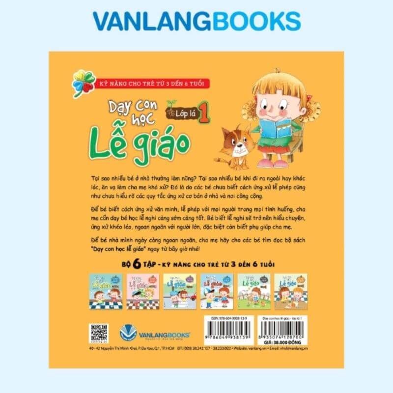 Dạy Con Học Lễ Giáo - Lớp Lá 1 - Vanlangbooks