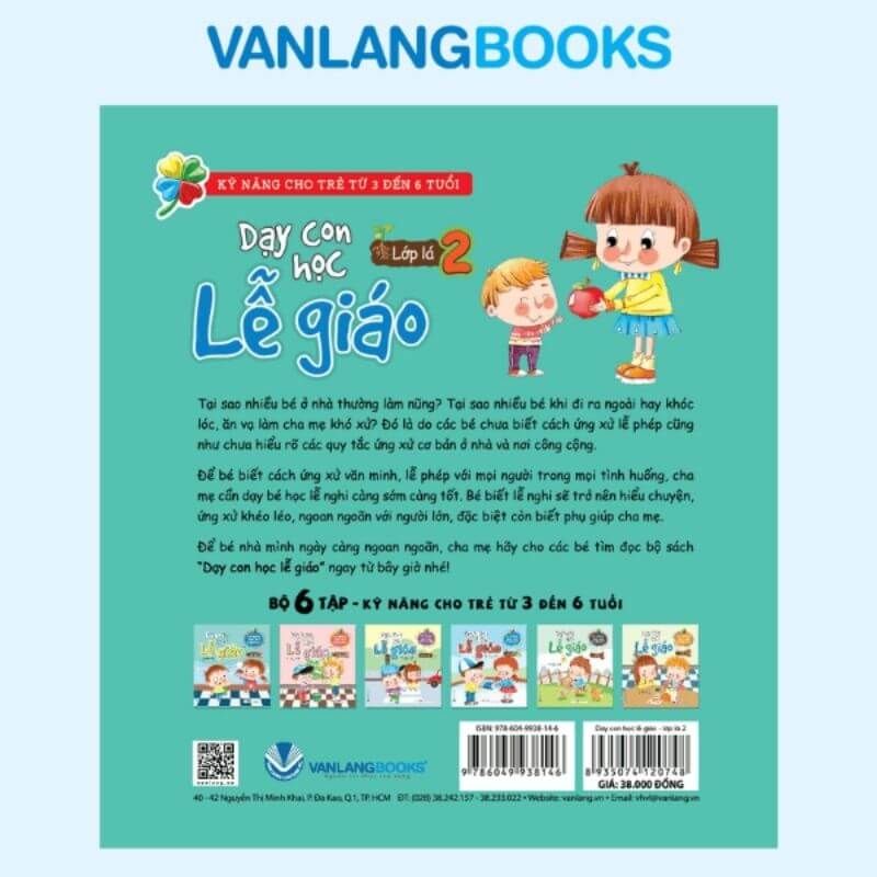 Dạy Con Học Lễ Giáo - Lớp Lá 2 - Vanlangbooks