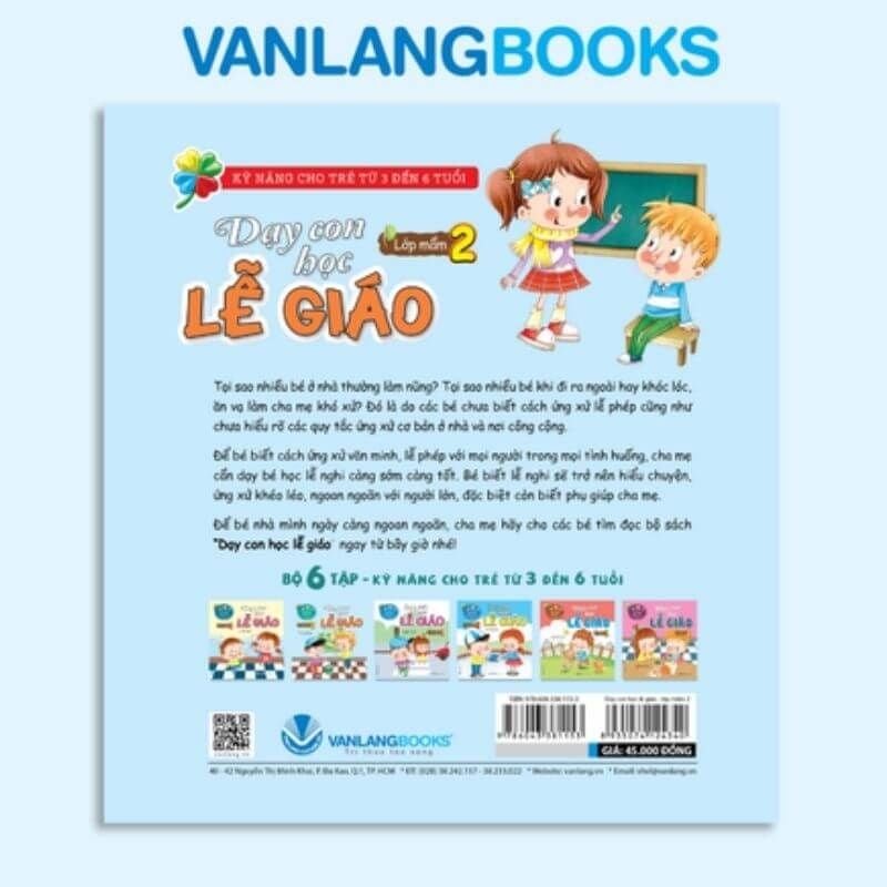 Dạy Con Học Lễ Giáo - Lớp Mầm 2 (Tái Bản 2021) - Vanlangbooks