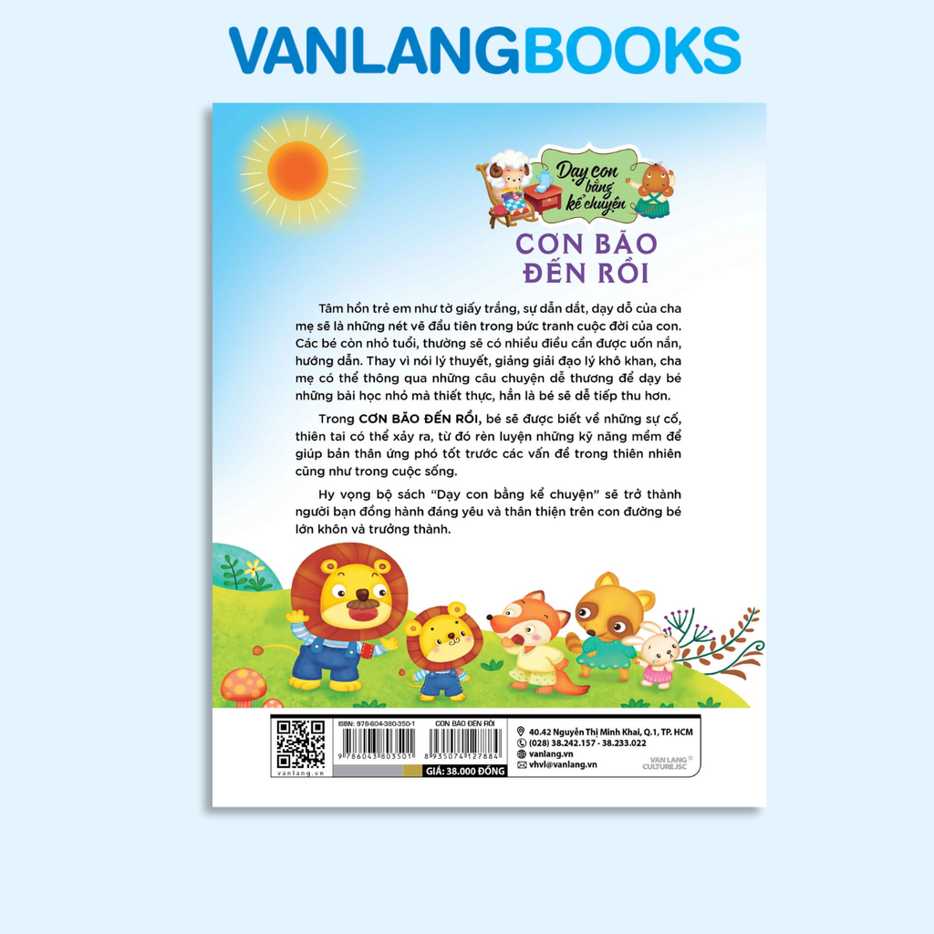 Dạy Con Bằng Kể Chuyện - Cơn Bão Đến Rồi - Vanlangbooks