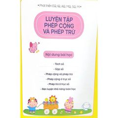 Cùng Bé Luyện Tập Phép Cộng Và Phép Trừ - Tư Duy Toán Học Hàn Quốc - Vanlangbooks