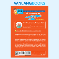 Bé Tập Thao Tác Với Phép Cộng Và Trừ (Số Nhỏ Hơn 10) (TB 2025)-  Tủ Sách Tư Duy Toán Học HQ - Vanlangbooks