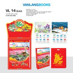 Lịch 2027 - 52 Tuần Có Hộp - Vẻ Đẹp Cuộc Sống (Lộc VL14) - Vanlangbooks