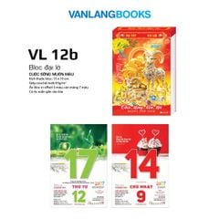 Lịch 2027 Bloc Đại Lỡ Rời - Cuộc Sống Muôn Màu (Mã: VL12B) - Vanlangbooks