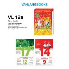 Lịch 2027 Bloc Đại Lỡ Rời - Cuộc Sống Muôn Màu (Mã: VL12A) - Vanlangbooks