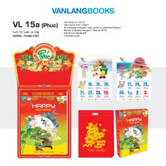 Lịch 2027 - 52 Tuần Có Hộp - Bonsai Phong Thủy (Phúc VL15A) - Vanlangbooks