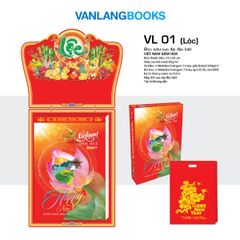 Lịch 2027 Bloc Siêu Cực Đại ĐB - Việt Nam Gấm Hoa (Lộc VL01) - Vanlangbooks