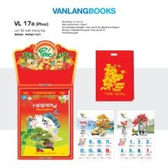Lịch 2027 - 52 Tuần Kèm Túi - Bonsai Phong Thủy (Phúc VL17A) - Vanlangbooks