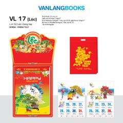 Lịch 2027 - 52 Tuần Kèm Túi - Bonsai Phong Thủy (Lộc VL17) - Vanlangbooks