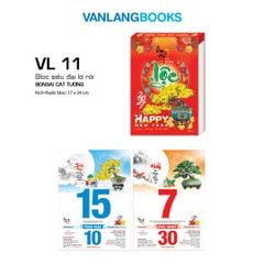 Lịch 2027 Bloc Siêu Đại Lỡ Rời - Bonsai Cát Tường (Mã: VL11) - Vanlangbooks