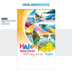 Lịch Tờ 2027 Treo Tường - Phong Cảnh Thiên Nhiên Tuyệt Đẹp (VLLT02) 7 Tờ Lò Xo - Vanlangbooks