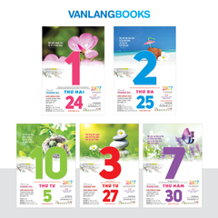 Lịch 2027 Bloc Đại Đặc Biệt - Chủ Đề Cảnh Đẹp Bốn Mùa (Phúc VL07B) - Vanlangbooks