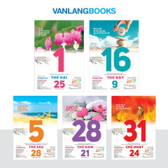 Lịch 2027 Bloc Siêu Đại - Chủ Đề Sống Đẹp Mỗi Ngày (Phúc VL04A) - Vanlangbooks
