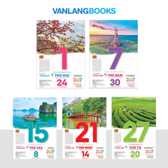 Lịch 2027 Bloc Siêu Cực Đại ĐB - Việt Nam Gấm Hoa (Lộc VL01) - Vanlangbooks