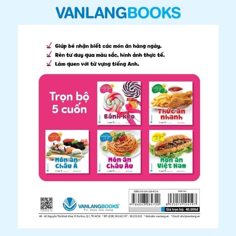 Bách Khoa Toàn Thư Cho Bé - Món Ăn (Bộ 5 cuốn) - Vanlangbooks