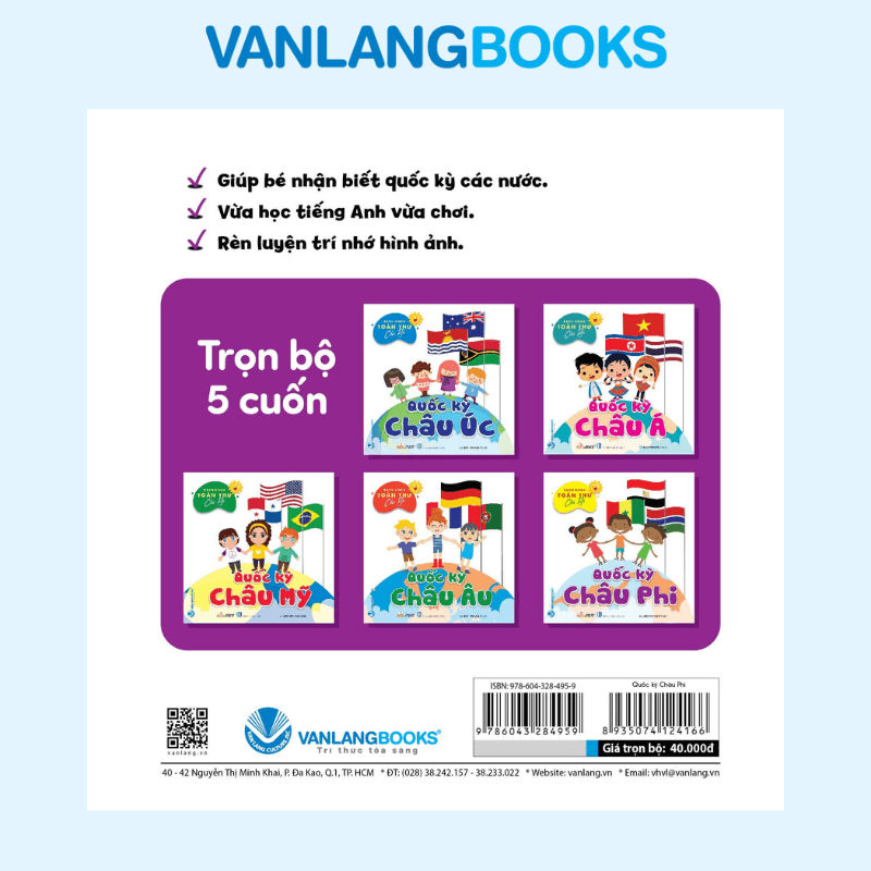 Bách Khoa Toàn Thư Cho Bé - Quốc Kỳ (Bộ 5 Cuốn) - Vanlangbooks