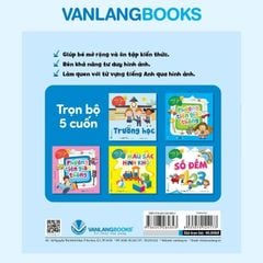 Bộ Bách Khoa Toàn Thư Cho Bé - Trường Học (Bộ 5 Cuốn) - Vanlangbooks