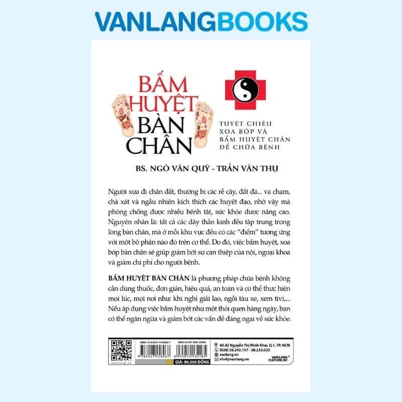 Bấm Huyệt Bàn Chân (Tái Bản 2023) - Vanlangbooks