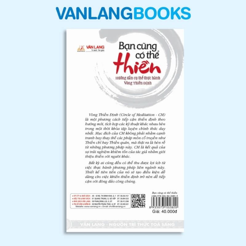 Bạn Cũng Có Thể Thiền - Vanlangbooks