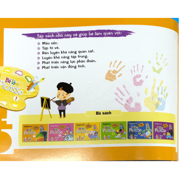 Sách Bé làm Picasso Tập 1 - Vanlangbooks