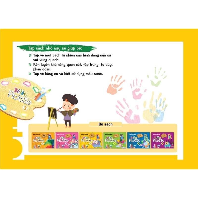 Bé Làm Picasso Tập 3 - Vanlangbooks