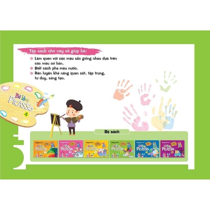 Bé Làm Picasso Tập 4 - Vanlangbooks