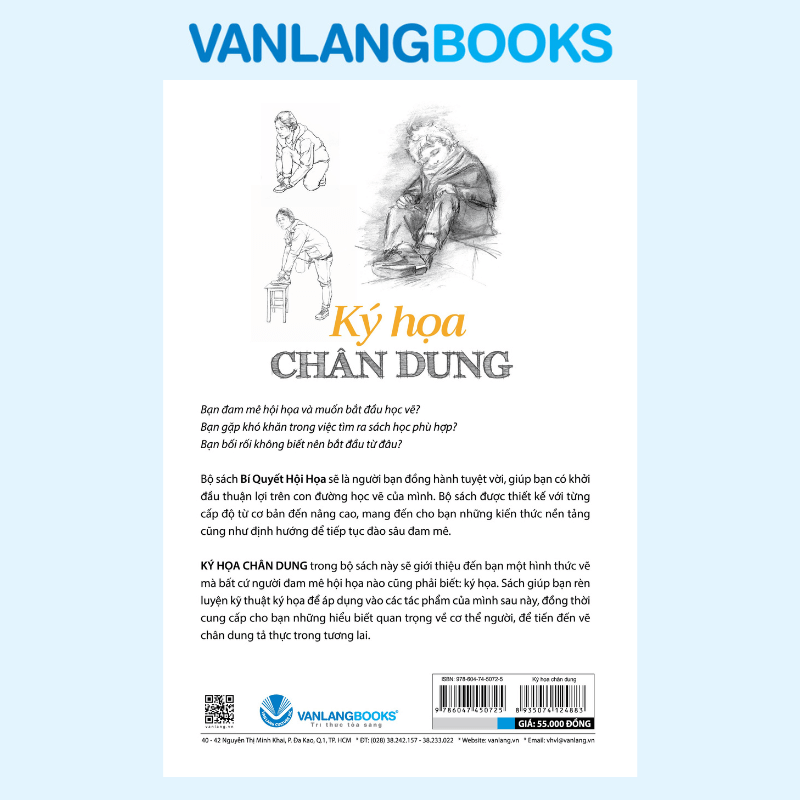Bí Quyết Hội Họa - Ký Họa Chân Dung - Vanlangbooks