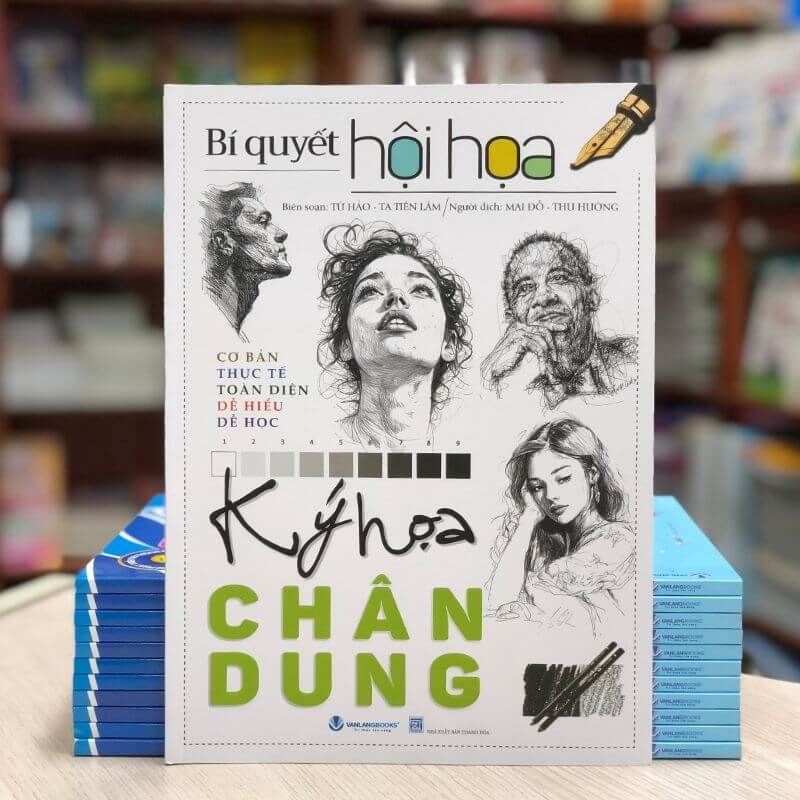 Bí Quyết Hội Họa – Ký Họa Chân Dung (Tái Bản 2026) - Vanlangbooks