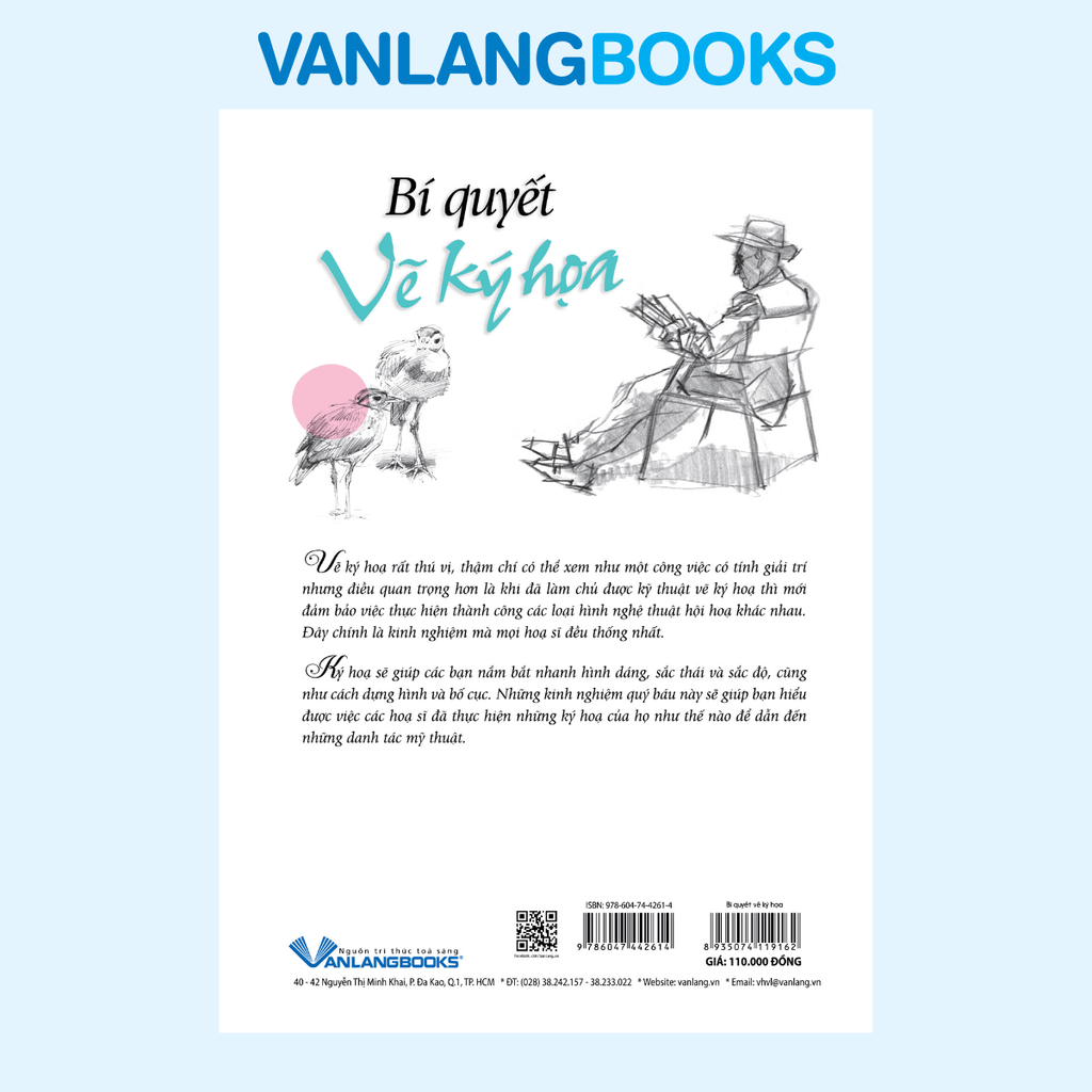 Bí Quyết Vẽ Ký Họa (Tái Bản 2020) - Vanlangbooks