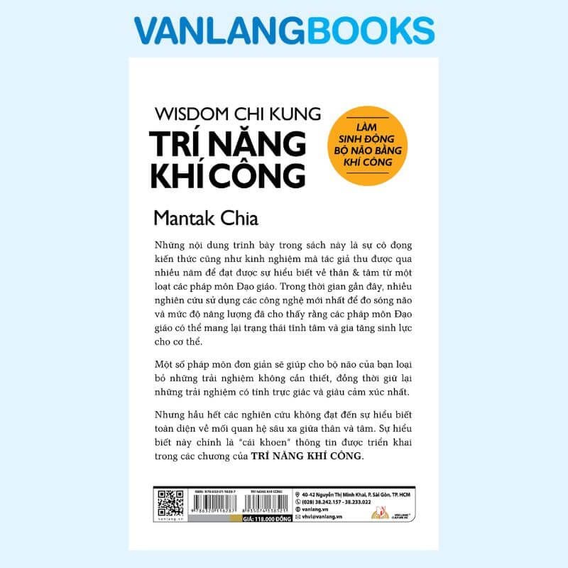 Bí Thuật Đạo Giáo - Trí Năng Khí Công (Tái Bản 2026) - Vanlangbooks